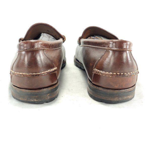 Allen Edmonds Gorham Mens Leather Penny Loafers - Picture 5 of 8